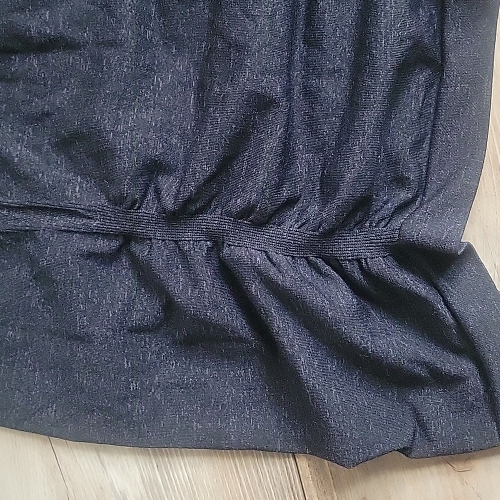 Athleta Fast Track Half Zip Pullover Dark Gray Si… - image 2